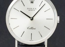 Rolex Cellini 4112 (1977) - Silver dial 32 mm White Gold case