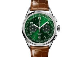 Breitling Premier AB0145371L1P1 (2024) - Groen wijzerplaat 42mm Staal