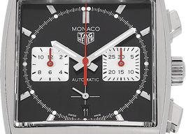 TAG Heuer Monaco CBL2113.FC6177 (2024) - Zwart wijzerplaat 39mm Staal