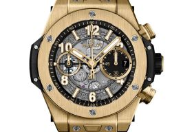 Hublot Big Bang Unico 441.VX.1131.RX (2024) - Zwart wijzerplaat 42mm Geelgoud