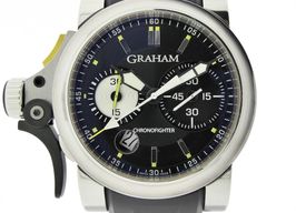 Graham Chronofighter 2TRAS (2018) - Black dial 47 mm Steel case