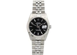 Rolex Datejust 36 16234 (Onbekend (willekeurig serienummer)) - Zwart wijzerplaat 36mm Staal