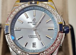Breitling Chronomat 38 A17356531C1P1 (2024) - Blauw wijzerplaat 38mm Staal