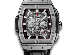 Hublot Spirit of Big Bang 601.NX.0173.LR (2023) - Transparant wijzerplaat 45mm Titanium