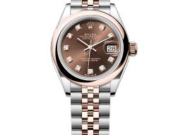 Rolex Lady-Datejust 279161 (2025) - Bruin wijzerplaat 28mm Staal