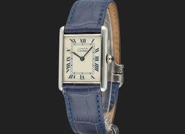 Cartier Tank 1616 (Unknown (random serial)) - White dial 23 mm Silver case