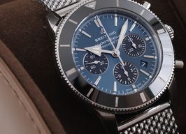 Breitling Superocean Heritage II Chronograph AB0162121C1A1 (2021) - Blauw wijzerplaat 44mm Staal