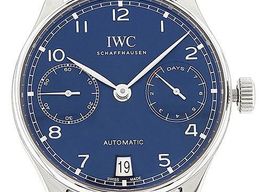 IWC Portuguese Automatic IW500710 (2024) - Blauw wijzerplaat 42mm Staal