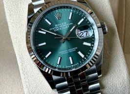 Rolex Datejust 36 126234 (2024) - Groen wijzerplaat 36mm Staal