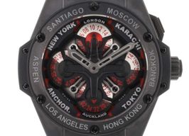 Hublot King Power 771.CI.1170.RX (Onbekend (willekeurig serienummer)) - Transparant wijzerplaat 48mm Keramiek