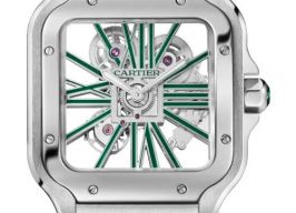 Cartier Santos WHSA0028 (2026) - Transparant wijzerplaat 48mm Staal