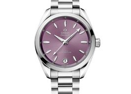 Omega Seamaster Aqua Terra 220.10.34.20.10.002 (2024) - Paars wijzerplaat 34mm Staal