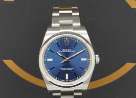 Rolex Oyster Perpetual 39 114300 (2017) - Blauw wijzerplaat 39mm Staal