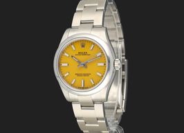 Rolex Oyster Perpetual 31 277200 (2021) - Yellow dial 31 mm Steel case