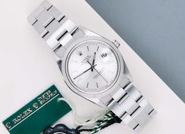 Rolex Oyster Perpetual Date 15200 (2006) - Zilver wijzerplaat 34mm Staal