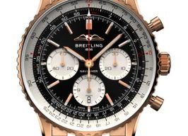 Breitling Navitimer 1 B01 Chronograph RB0138211B1R1 (2026) - Black dial 43 mm Red Gold case