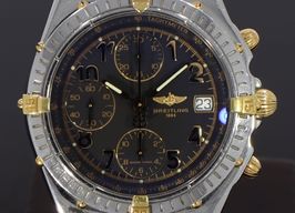 Breitling Chronomat B13050.1 (1996) - Black dial 39 mm Gold/Steel case