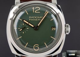 Panerai Radiomir 1940 3 Days PAM00736 (2017) - Green dial 47 mm Steel case