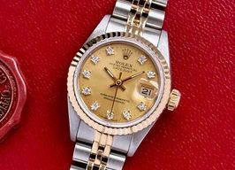 Rolex Lady-Datejust 69173G (1986) - Gold dial 26 mm Gold/Steel case
