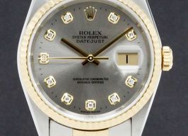 Rolex Datejust 36 16233 (1995) - Grijs wijzerplaat 36mm Goud/Staal