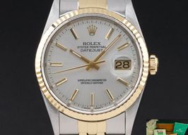 Rolex Datejust 36 16233 (1991) - Silver dial 36 mm Gold/Steel case