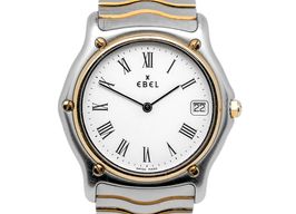 Ebel Sportwave 1187141 (2000) - Wit wijzerplaat 34mm Goud/Staal