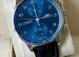 IWC Portuguese Chronograph IW371491 (2018) - Blue dial 41 mm Steel case