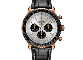 Breitling Navitimer 01 (46 MM) RB0137241G1P1 (2025) - Silver dial 46 mm Red Gold case