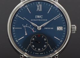 IWC Portofino Hand-Wound IW510106 (2015) - Blue dial 45 mm Steel case