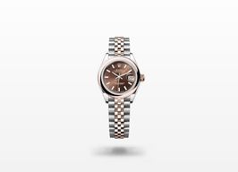 Rolex Lady-Datejust 279161 (2025) - Bruin wijzerplaat 28mm Staal