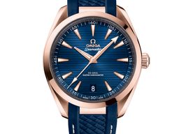 Omega Seamaster Aqua Terra 220.52.41.21.03.001 (2025) - Blauw wijzerplaat 41mm Roségoud