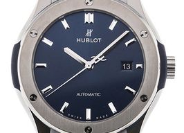 Hublot Classic Fusion Blue 542.NX.7170.LR (2023) - Blue dial 42 mm Titanium case