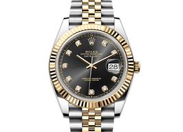 Rolex Datejust 41 126333 (2025) - Zwart wijzerplaat 41mm Goud/Staal