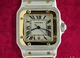 Cartier Santos Galbée W20011C4 (2000) - Silver dial 29 mm Gold/Steel case