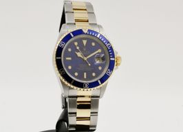 Rolex Submariner Date 16613 (1997) - Blue dial 40 mm Gold/Steel case