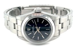 Rolex Oyster Perpetual 67180 (1998) - Black dial 26 mm Steel case