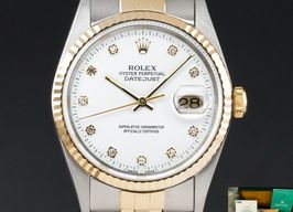 Rolex Datejust 36 16233 (1991) - White dial 36 mm Gold/Steel case