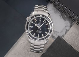 Omega Seamaster Planet Ocean 2200.50.00 (Onbekend (willekeurig serienummer)) - Zwart wijzerplaat 46mm Staal
