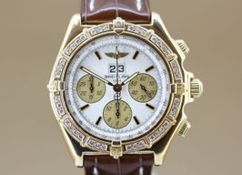 Breitling Crosswind Special K44355 (Unknown (random serial)) - White dial 44 mm Yellow Gold case