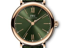 IWC Portofino Automatic IW357409 (2023) - Green dial 34 mm Red Gold case