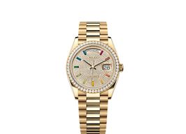 Rolex Day-Date 36 128348RBR (2025) - Diamant wijzerplaat 36mm Geelgoud