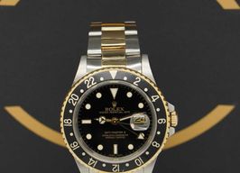 Rolex GMT-Master II 16713T (2005) - Black dial 40 mm Gold/Steel case