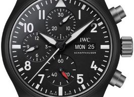 IWC Pilot Chronograph Top Gun IW389401 (2025) - Zwart wijzerplaat 42mm Keramiek