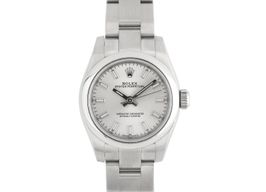 Rolex Oyster Perpetual 26 176200 (2016) - Zilver wijzerplaat 26mm Staal