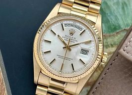 Rolex Day-Date 1803 (1978) - Silver dial 36 mm Yellow Gold case