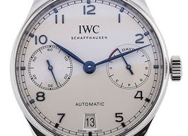 IWC Portuguese Automatic IW500705 (2024) - Zilver wijzerplaat 42mm Staal