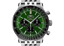 Breitling Navitimer 01 (46 MM) AB0137241L1A1 (2025) - Green dial 46 mm Steel case