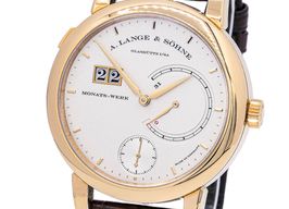 A. Lange & Söhne Lange 1 101.001 (2012) - Silver dial 46 mm Yellow Gold case