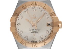 Omega Constellation Men 123.20.38.21.52.001 (2018) - Silver dial 38 mm Steel case