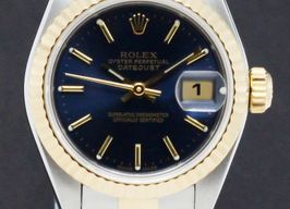 Rolex Lady-Datejust 79173 (2001) - Blue dial 26 mm Gold/Steel case